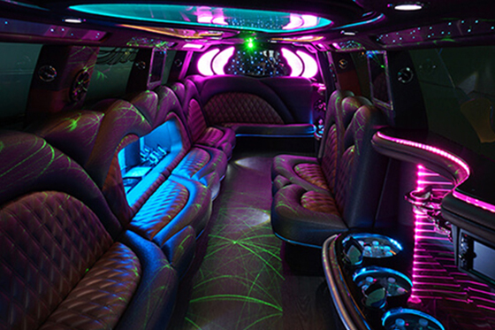 plush limo seats