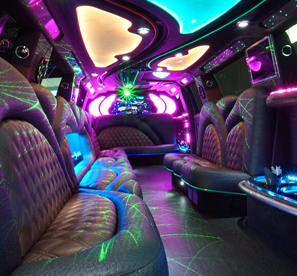 deluxe interior limo